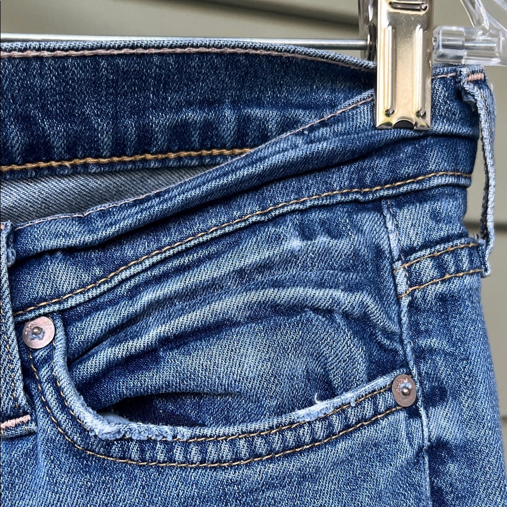 EUC Hudson Jeans Distressed Blue Skinny Jeans - Picture 4 of 16